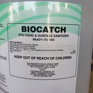 Biocatch RTU Hand Or Surface Sanitizer Spray Mist 8 oz-Beauty Zone Nail Supply