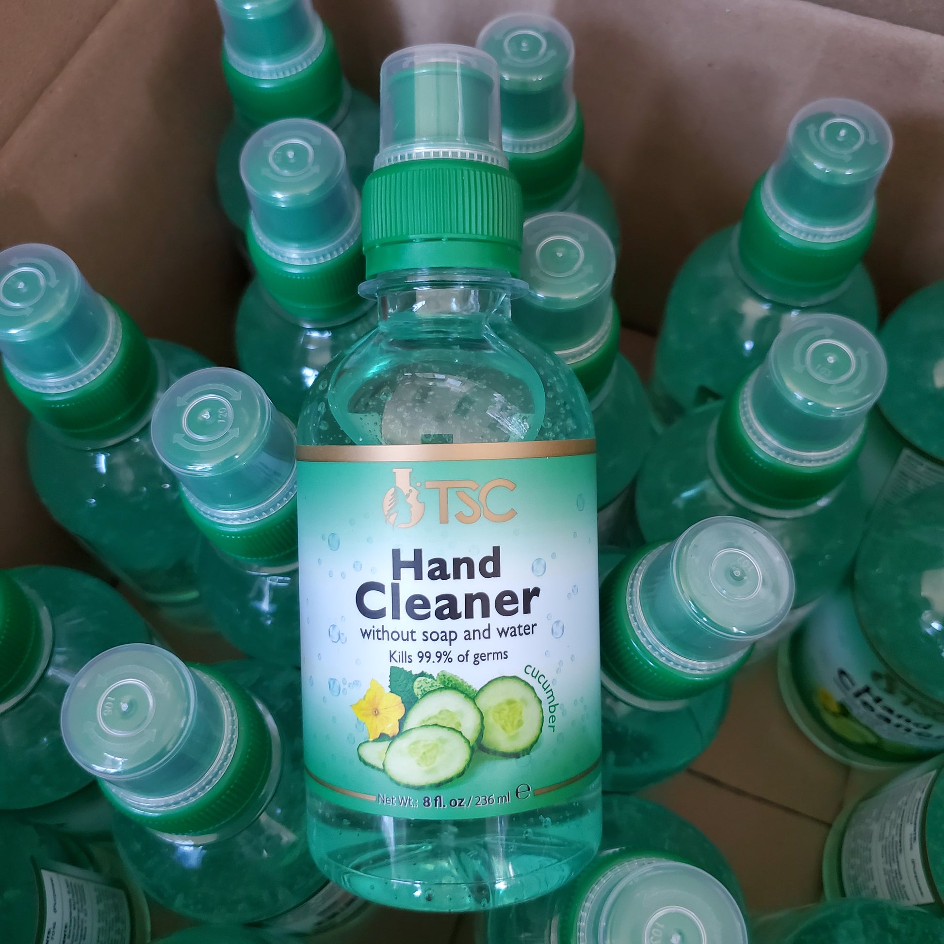 TSC Hand Sanitizer Pure Kills 99.99 of Germs 8 oz-Beauty Zone Nail Supply
