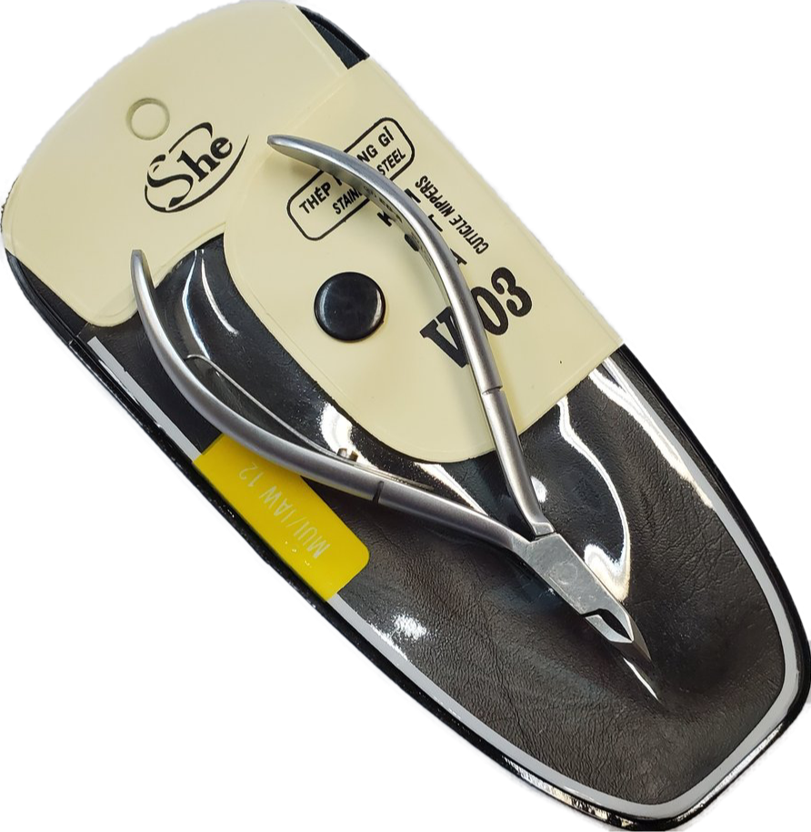 She cuticle nipper Stainless Steel V-03-Beauty Zone Nail Supply
