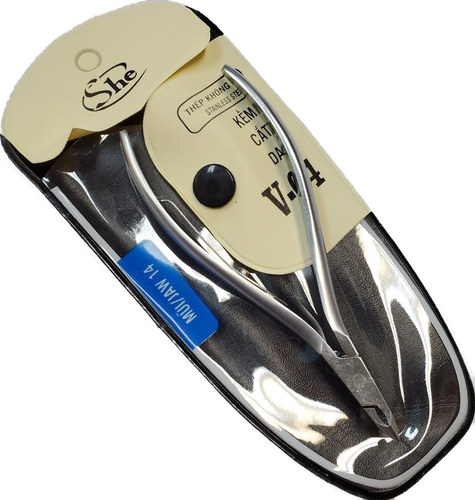 She cuticle nipper Stainless Steel V-04-Beauty Zone Nail Supply
