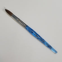 Load image into Gallery viewer, Petal kolinsky acrylic nail brush blue marble size 12-Beauty Zone Nail Supply