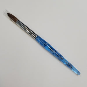 Petal kolinsky acrylic nail brush blue marble size 12-Beauty Zone Nail Supply