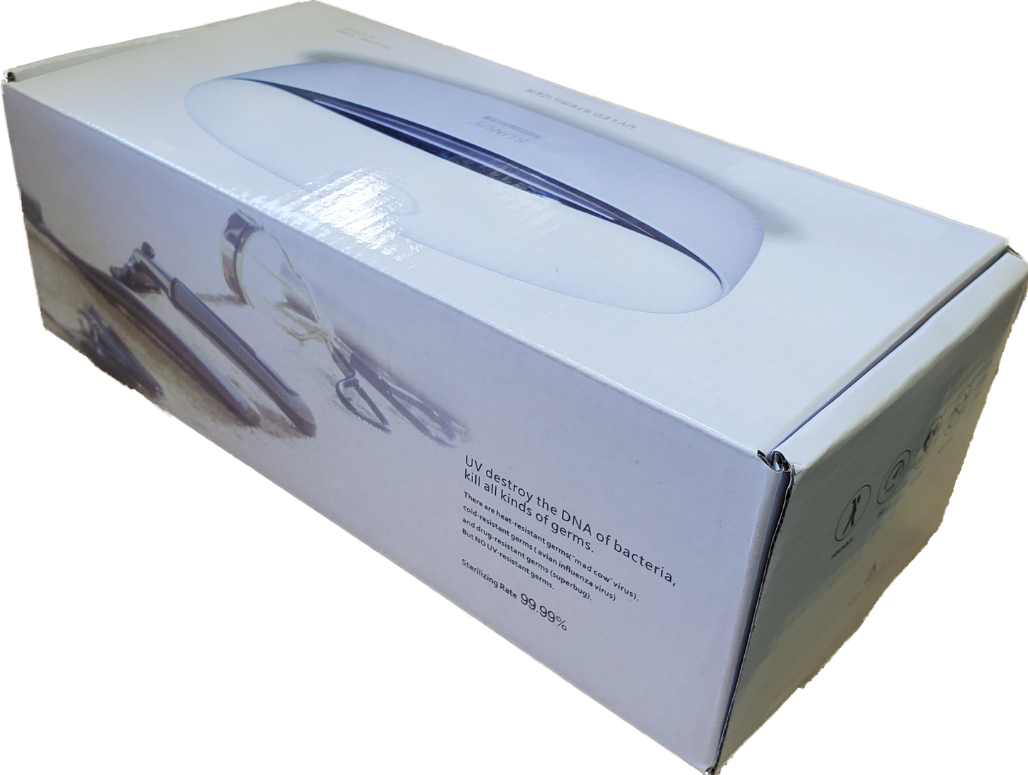UV LED ionica Sterilizer Box For nail Tools #LUB06-Beauty Zone Nail Supply