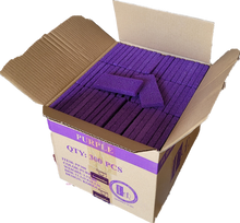 Load image into Gallery viewer, Red pumice bar 300 box Purple #PR7-Beauty Zone Nail Supply