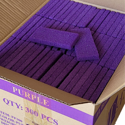 Red pumice bar 300 box Purple #PR7-Beauty Zone Nail Supply
