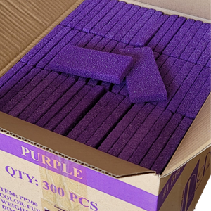 Red pumice bar 300 box Purple #PR7-Beauty Zone Nail Supply