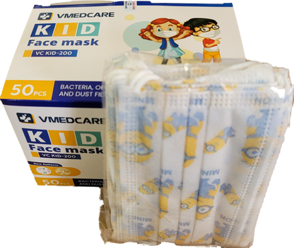 VMEDCARE Kid Face Mask 50 pcs-Beauty Zone Nail Supply
