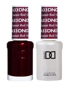 DND Duo Gel & Lacquer Garnet Red #633-Beauty Zone Nail Supply