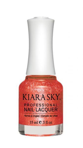 Kiara Sky Lacquer -N424 I'M Not Red-E Yet-Beauty Zone Nail Supply