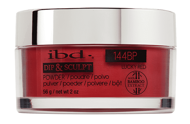 ibd Dip & Sculpt Lucky Red 144BP2 2 oz-Beauty Zone Nail Supply
