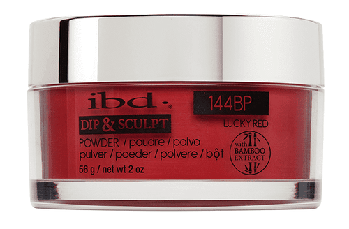 ibd Dip & Sculpt Lucky Red 144BP2 2 oz-Beauty Zone Nail Supply
