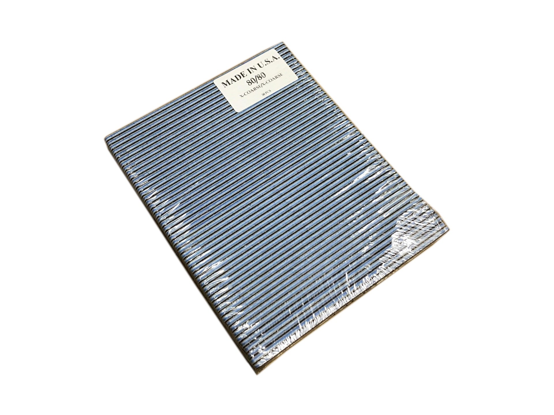 REG 80/80 BLUE/B USA FILE Pack #F009P-Beauty Zone Nail Supply