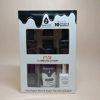 NuRevolution Acrylic/Dipping Powder/Gel Color Kit [Holo/Chrome/Mood/Magnet] SALE