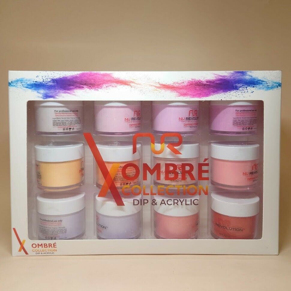 NuRevolution Acrylic/Dipping Powder/Gel Color Kit [Holo/Chrome/Mood/Magnet] SALE