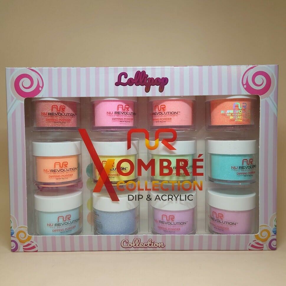 NuRevolution Acrylic/Dipping Powder/Gel Color Kit [Holo/Chrome/Mood/Magnet] SALE