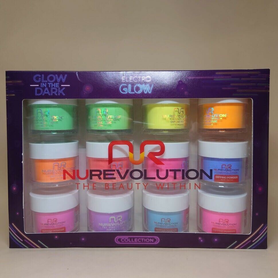 NuRevolution Acrylic/Dipping Powder/Gel Color Kit [Holo/Chrome/Mood/Magnet] SALE