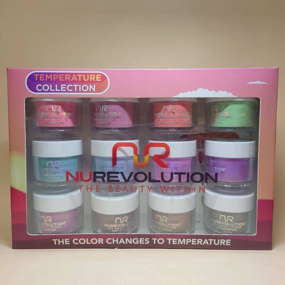 NuRevolution Acrylic/Dipping Powder/Gel Color Kit [Holo/Chrome/Mood/Magnet] SALE