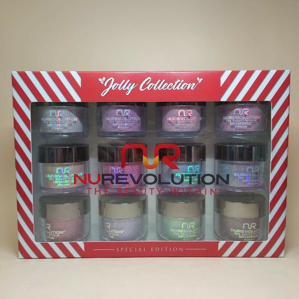 NuRevolution Acrylic/Dipping Powder/Gel Color Kit [Holo/Chrome/Mood/Magnet] SALE