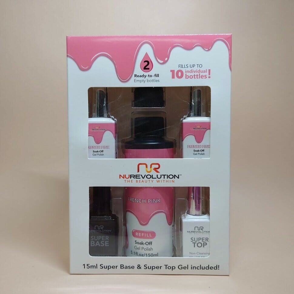NuRevolution Acrylic/Dipping Powder/Gel Color Kit [Holo/Chrome/Mood/Magnet] SALE