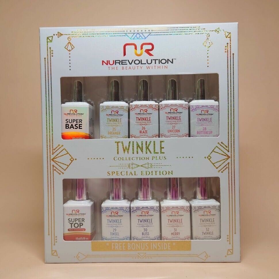 NuRevolution Acrylic/Dipping Powder/Gel Color Kit [Holo/Chrome/Mood/Magnet] SALE