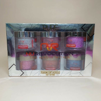 NuRevolution Acrylic/Dipping Powder/Gel Color Kit [Holo/Chrome/Mood/Magnet] SALE