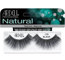 Ardell Natural False Eyelashes #115 Black #61510-Beauty Zone Nail Supply