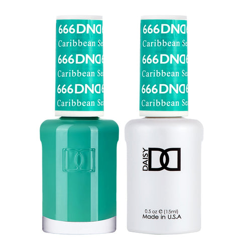 DND Duo Gel & Lacquer Caribbean Sea #666-Beauty Zone Nail Supply