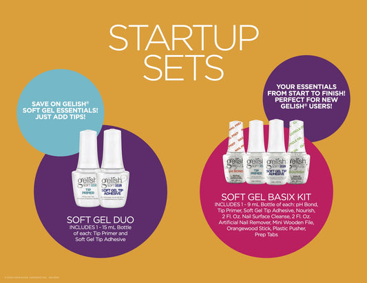 Gelish Soft Gel Basix kit #1224002-Beauty Zone Nail Supply