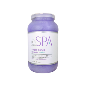 BCL SPA Sugar Scrub Lavender + Mint Gallon 128oz-Beauty Zone Nail Supply