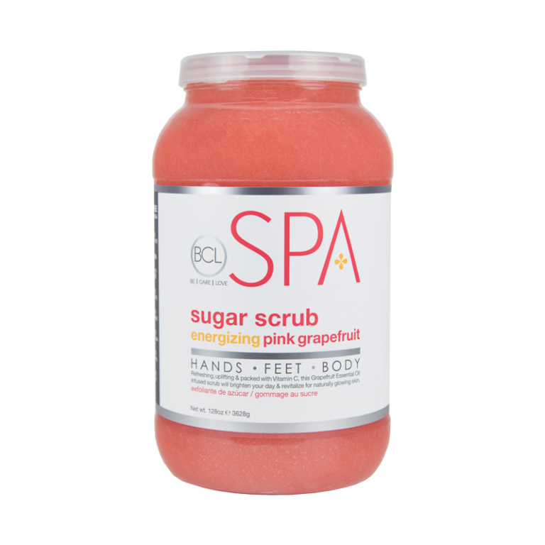 BCL SPA Sugar Scrub Pink Grapefruit Gallon 128oz-Beauty Zone Nail Supply