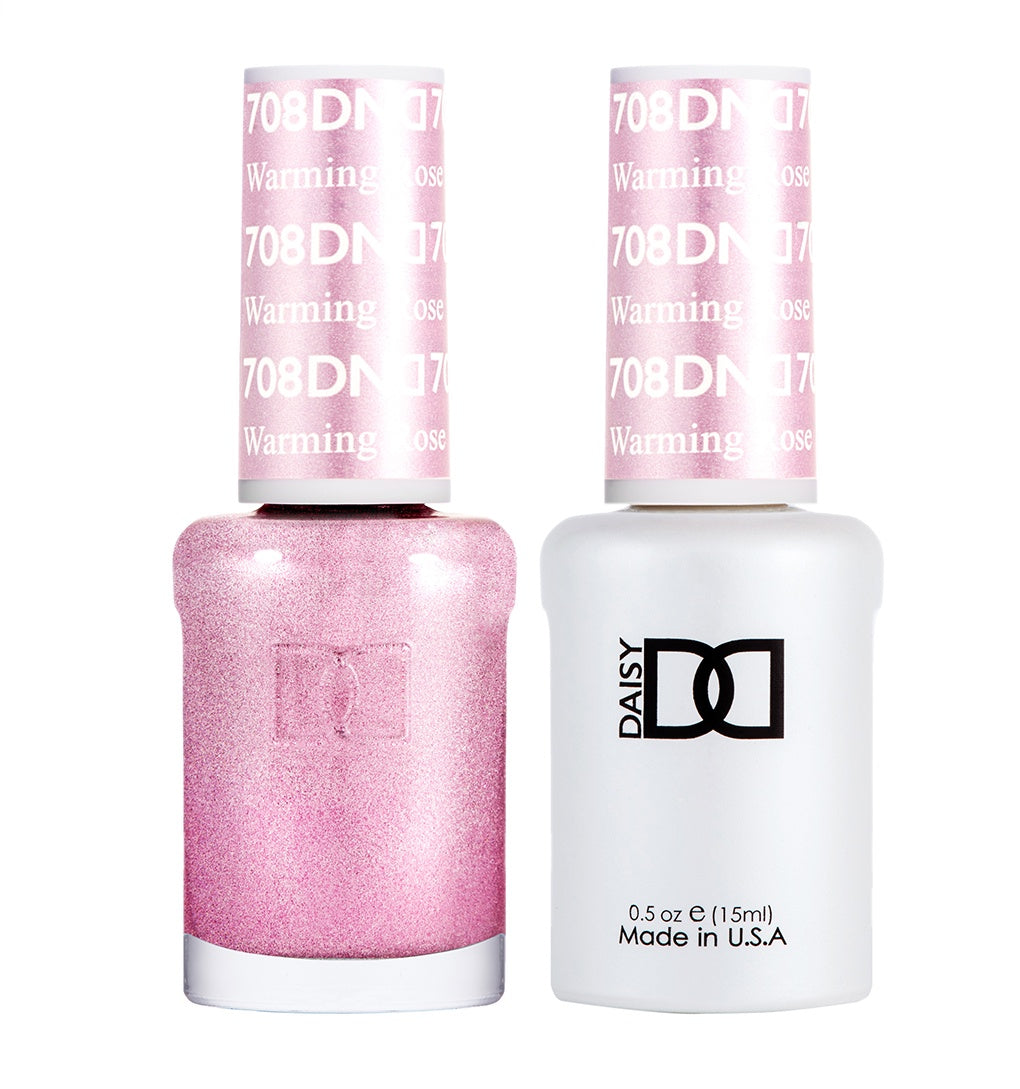 DND Duo Gel & Lacquer Warming Rose #708-Beauty Zone Nail Supply
