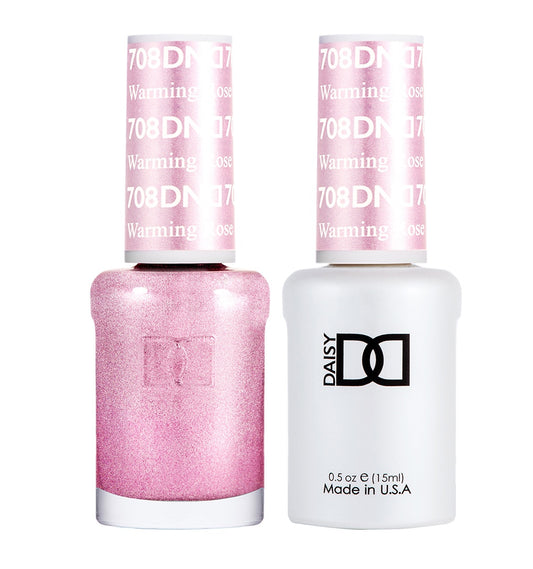 DND Duo Gel & Lacquer Warming Rose #708-Beauty Zone Nail Supply