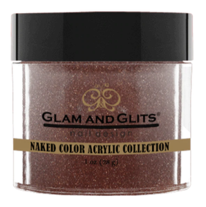 Glam & Glits Naked Color Acrylic Powder (Shimmer) 1 oz Rustic Red - NCAC430-Beauty Zone Nail Supply