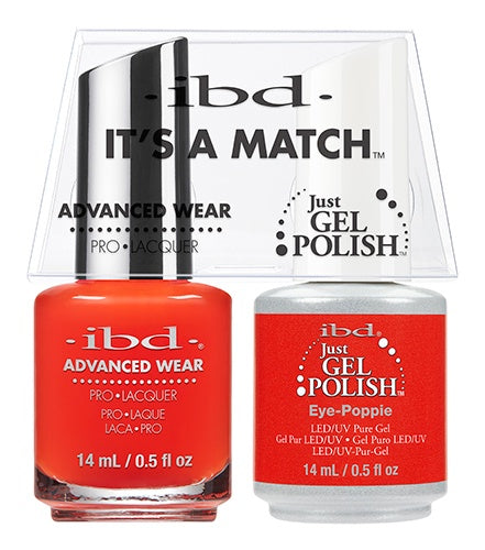 ibd Advanced Wear Color Duo Eye Poppie 1 PK-Beauty Zone Nail Supply