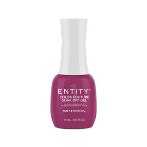 Entity Gel Rosy & Riveting 15 Ml | 0.5 Fl. Oz. #852-Beauty Zone Nail Supply