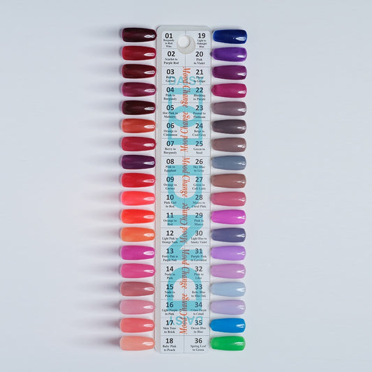 DND Color Swatches 36 color– Mood Change