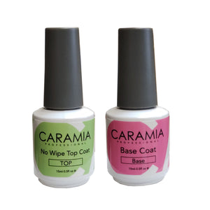 Caramia Soak-off gel Top & Base Duo-Beauty Zone Nail Supply