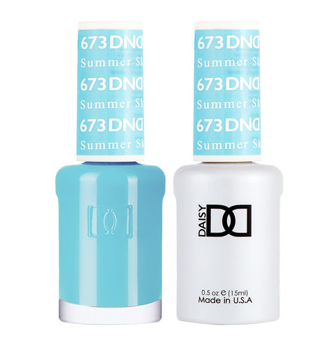 DND Duo Gel & Lacquer Summer Sky #673-Beauty Zone Nail Supply