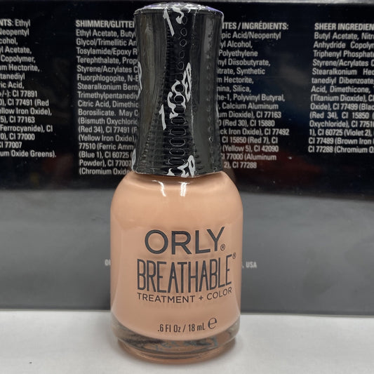 ORLY Breathable Nail Lacquer Peaches and Dreams .6 Fl Oz #2060013-Beauty Zone Nail Supply