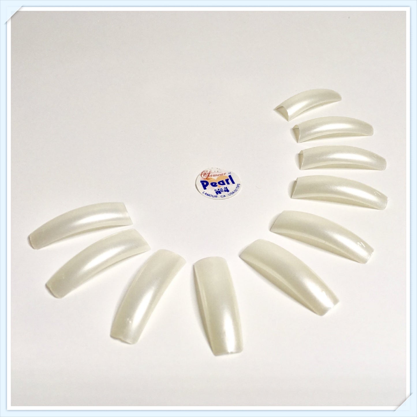 Lamour Pearl Tip 50 pc / Bag-Beauty Zone Nail Supply