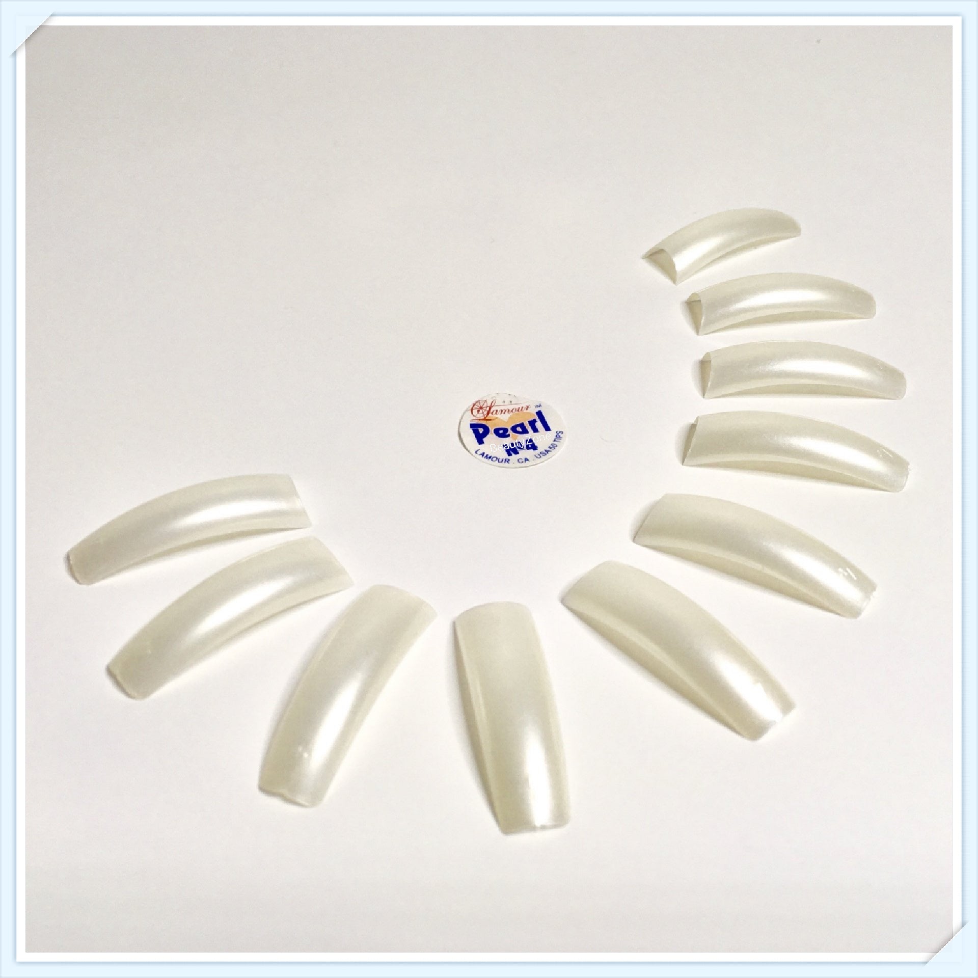 Lamour Pearl Tip 50 pc / Bag-Beauty Zone Nail Supply