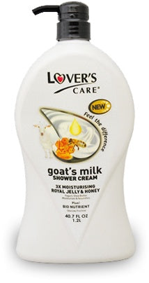 Lover's Care Goat's Milk Shower Cream Royal Jelly & Honey 1200 mL. 40.7 oz  #235US