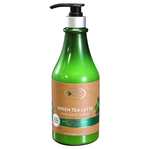 Tsc Organic Lotion Hand & Body Cream Green Tea Latte 30 oz