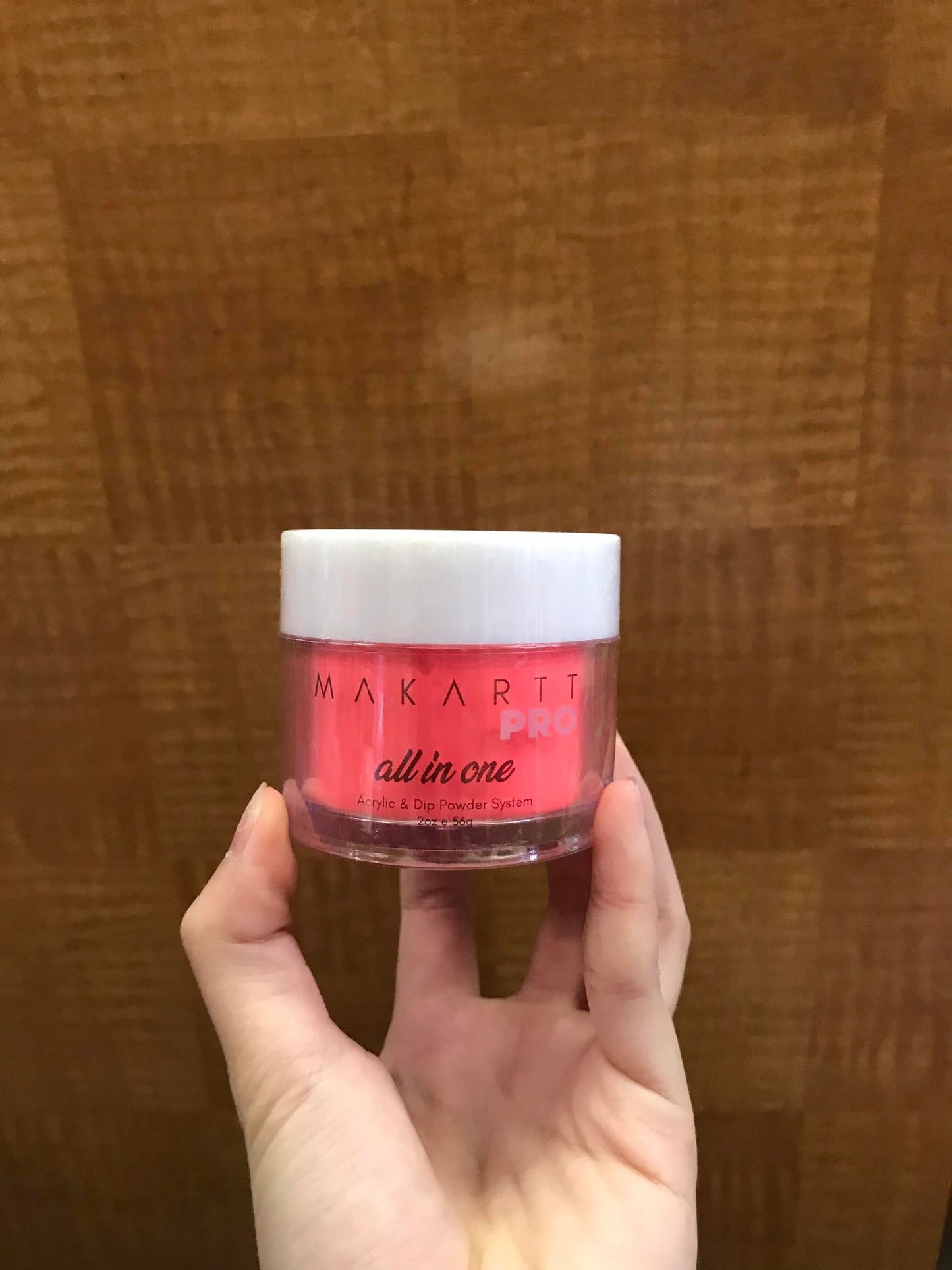 Makartt All in one Acrylic & Dip Luminous Red 2 oz FY-C1542