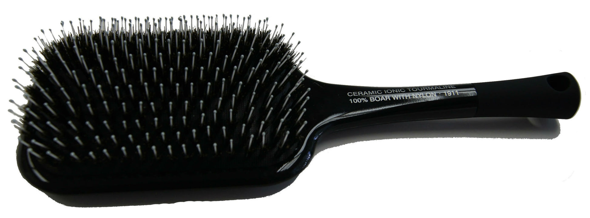 IB 1911 BLK CERAMIC SQUARE PADDLE PORCUPINE BRUSH-Beauty Zone Nail Supply