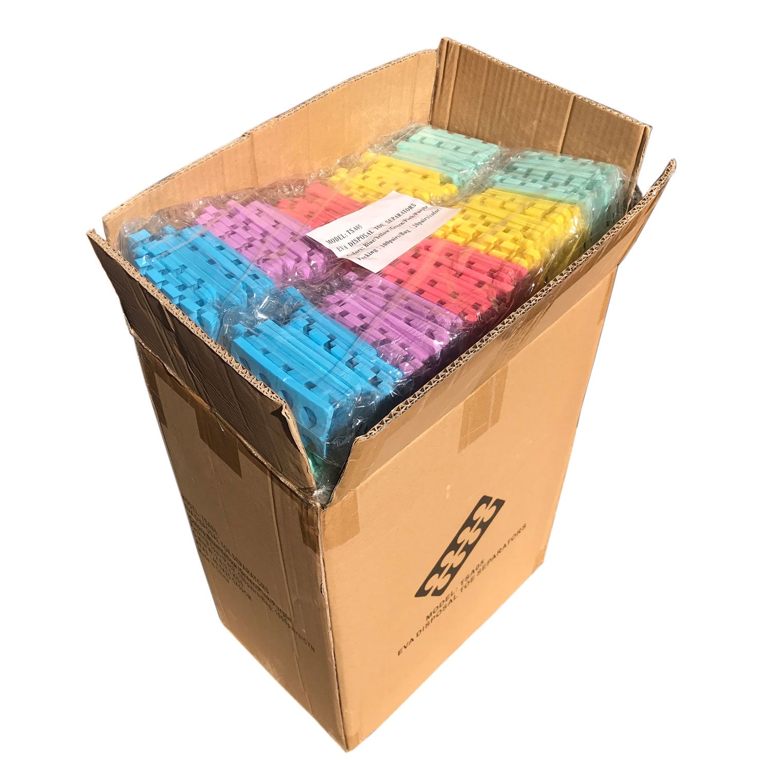 Eva toe separate 100 pair/bag #TSA405-Beauty Zone Nail Supply