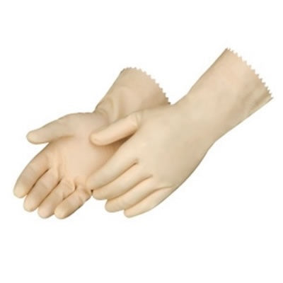 Shamrock Natural Latex Canners Gloves 16mil - Medium 12 pairs (dozen)