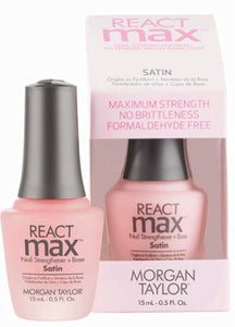 MT React Max Nail Strengthener + base SATIN #3411101-Beauty Zone Nail Supply