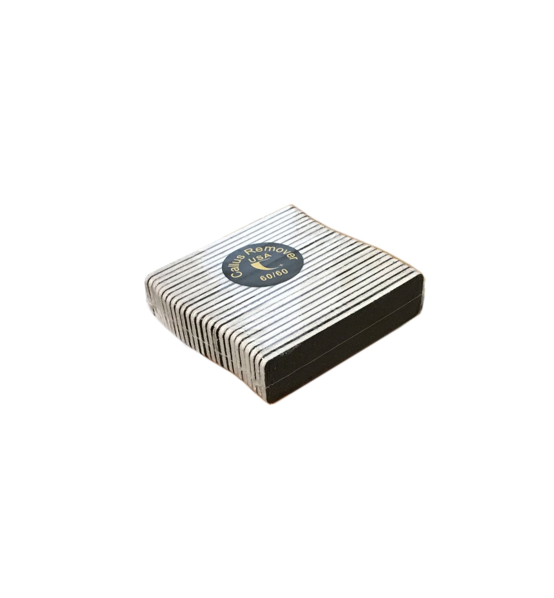 Callus File 60/60 White Black 25 pcs #F145P-Beauty Zone Nail Supply