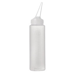 8oz SNS Soft Empty Bottle Applicator Angle-Beauty Zone Nail Supply